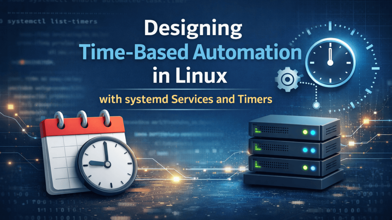 Designing Time-Based Automation in Linux with systemd Services and Timers